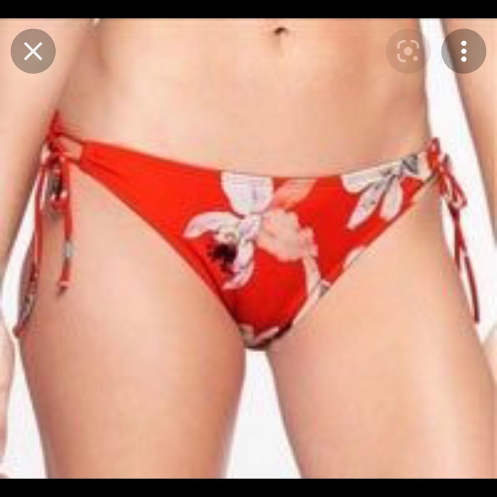 Athleta tropical orange swim bottoms